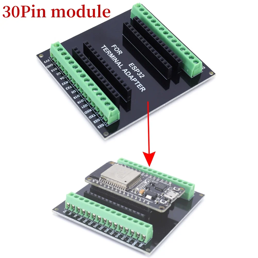 ESP32 Development Board / Module Wireless WiFi Bluetooth module Ultra-Low Power Consumption Dual Core 30Pin ESP32-32D Smart Home - Image 7