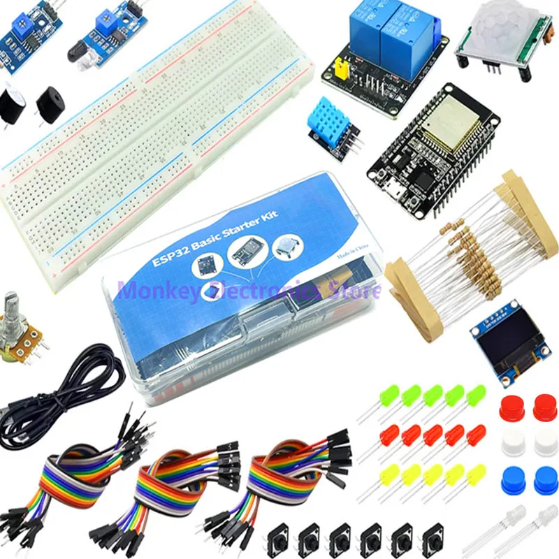ESP32 Module Kit Starter Kit for ESP32 ESP-32S WIFI Module ESP32 WIFI Development Board Relay Display Sensor esp32 kit desenvolv - Image 2