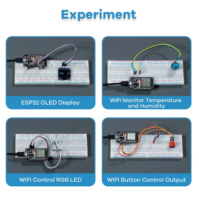 ESP32 Module Kit Starter Kit for ESP32 ESP-32S WIFI Module ESP32 WIFI Development Board Relay Display Sensor esp32 kit desenvolv - Image 5