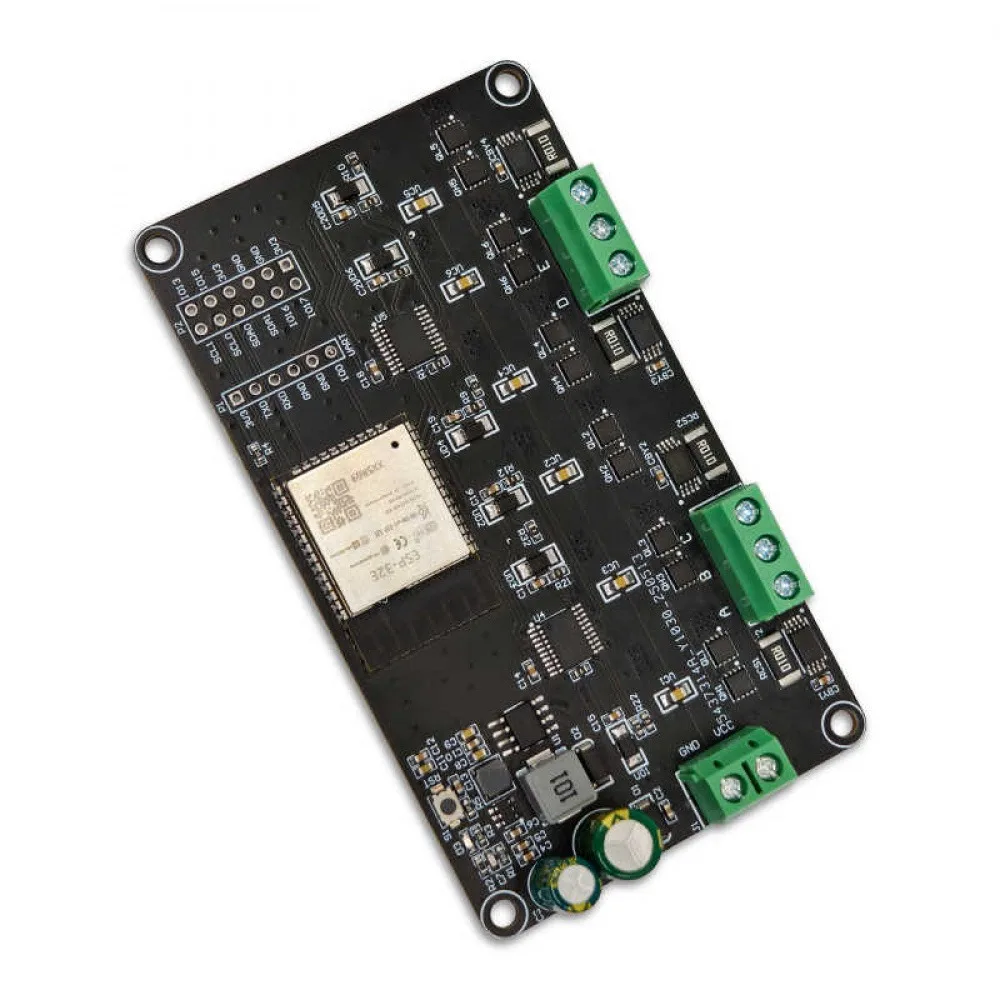 ESP32 Simple FOC Dual-way Brushless Motor Drive Board Onboard ESP32-WROOM-32E Module DC12V Brushless Motor Control Module - Image 4