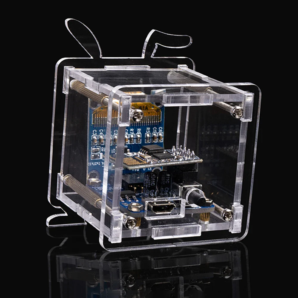 ESP8266 DIY Digital Clock Kit 0.96 Inch Mini Weather Clock WIFI Soldering Practice Electronic Multifunctional Weather Station - Image 4