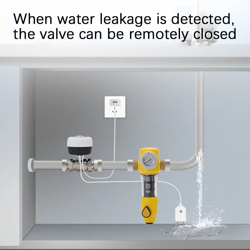 eWelink APP WiFi Smart Valve Water Gas Shutoff Automated Ball Valve DN15/DN20/DN25 Wireless Control For Alexa Google Alice - Image 10