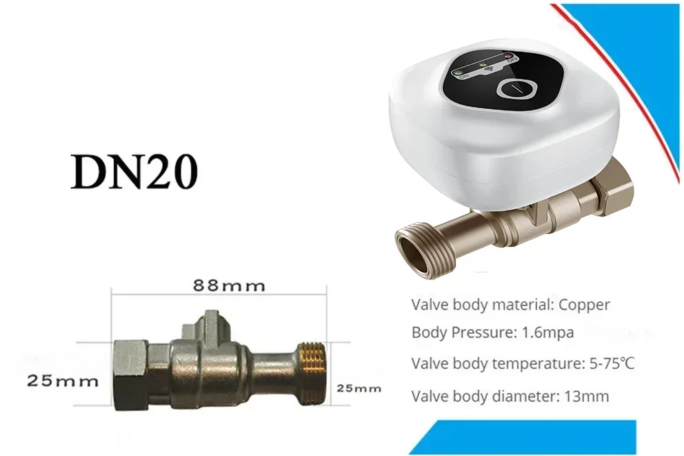 eWelink APP WiFi Smart Valve Water Gas Shutoff Automated Ball Valve DN15/DN20/DN25 Wireless Control For Alexa Google Alice - Image 14