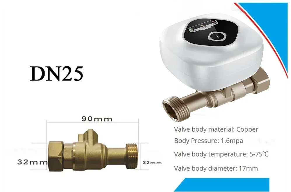 eWelink APP WiFi Smart Valve Water Gas Shutoff Automated Ball Valve DN15/DN20/DN25 Wireless Control For Alexa Google Alice - Image 15