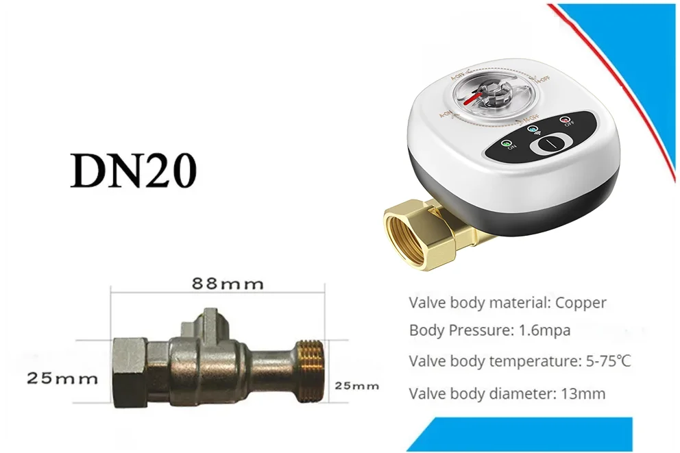 eWelink APP WiFi Smart Valve Water Gas Shutoff Automated Ball Valve DN15/DN20/DN25 Wireless Control For Alexa Google Alice - Image 17