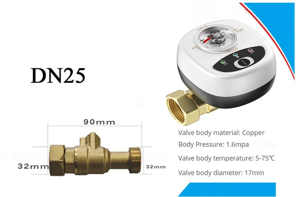 eWelink APP WiFi Smart Valve Water Gas Shutoff Automated Ball Valve DN15/DN20/DN25 Wireless Control For Alexa Google Alice - Image 18