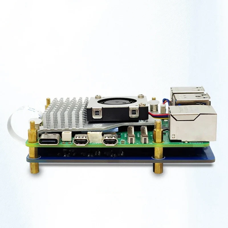 Expansion Board Module For Raspberry Pi 5 PCIE M.2 Dual SSD Expansion Board NVME Protocol Portable Module - Image 2