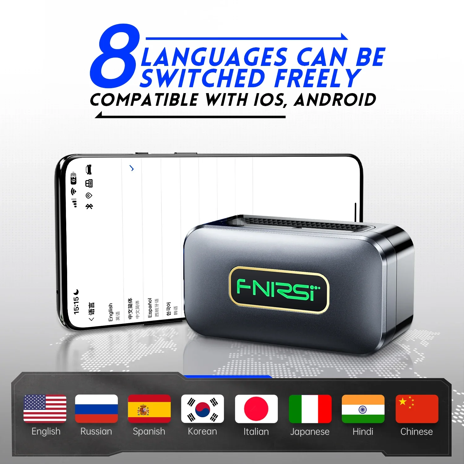 FNIRSI FD10 Car OBD2 Scanner Clear Error OBD Diagnostic Tool - Image 2