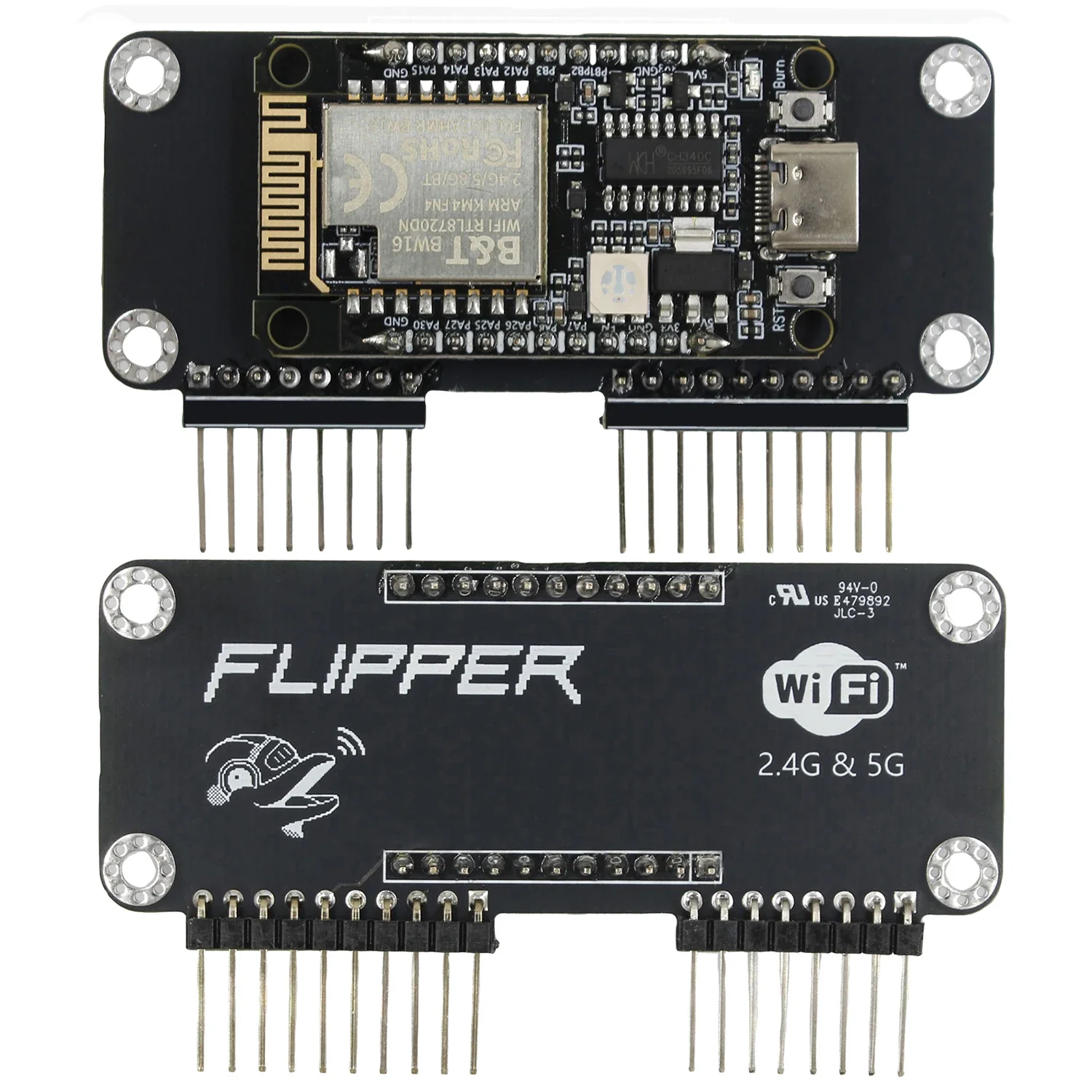 Flipper Zero BW16 5G WiFi Deauther Module Dual Band 2.4GHz 5GHz Pre-Flashed Firmware Compact Design Expansion Board Portable - Image 7