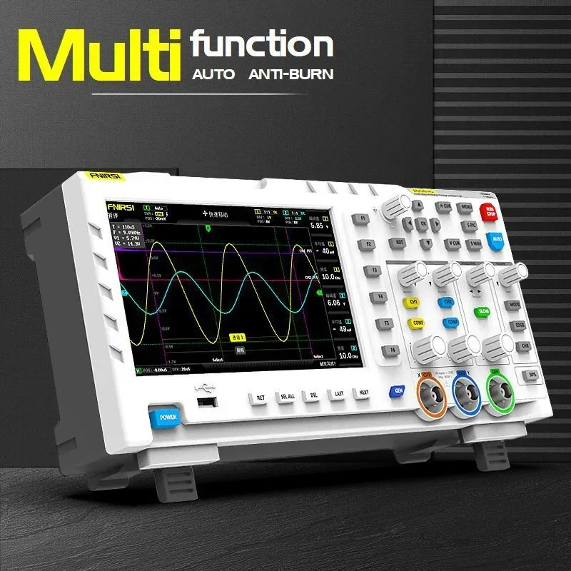 FNIRSI 1014D  2 in 1 Digital Oscilloscope DDS Signal Generator - Image 2