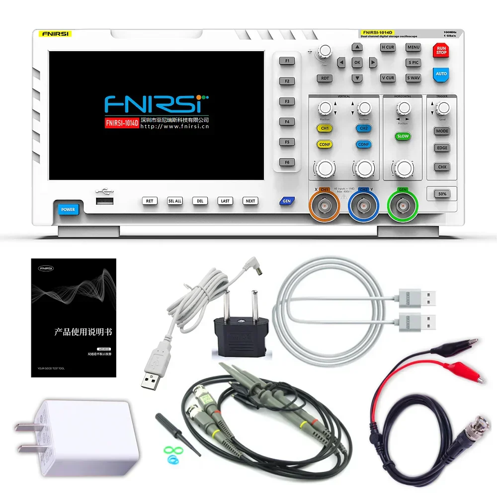 FNIRSI 1014D  2 in 1 Digital Oscilloscope DDS Signal Generator - Image 7