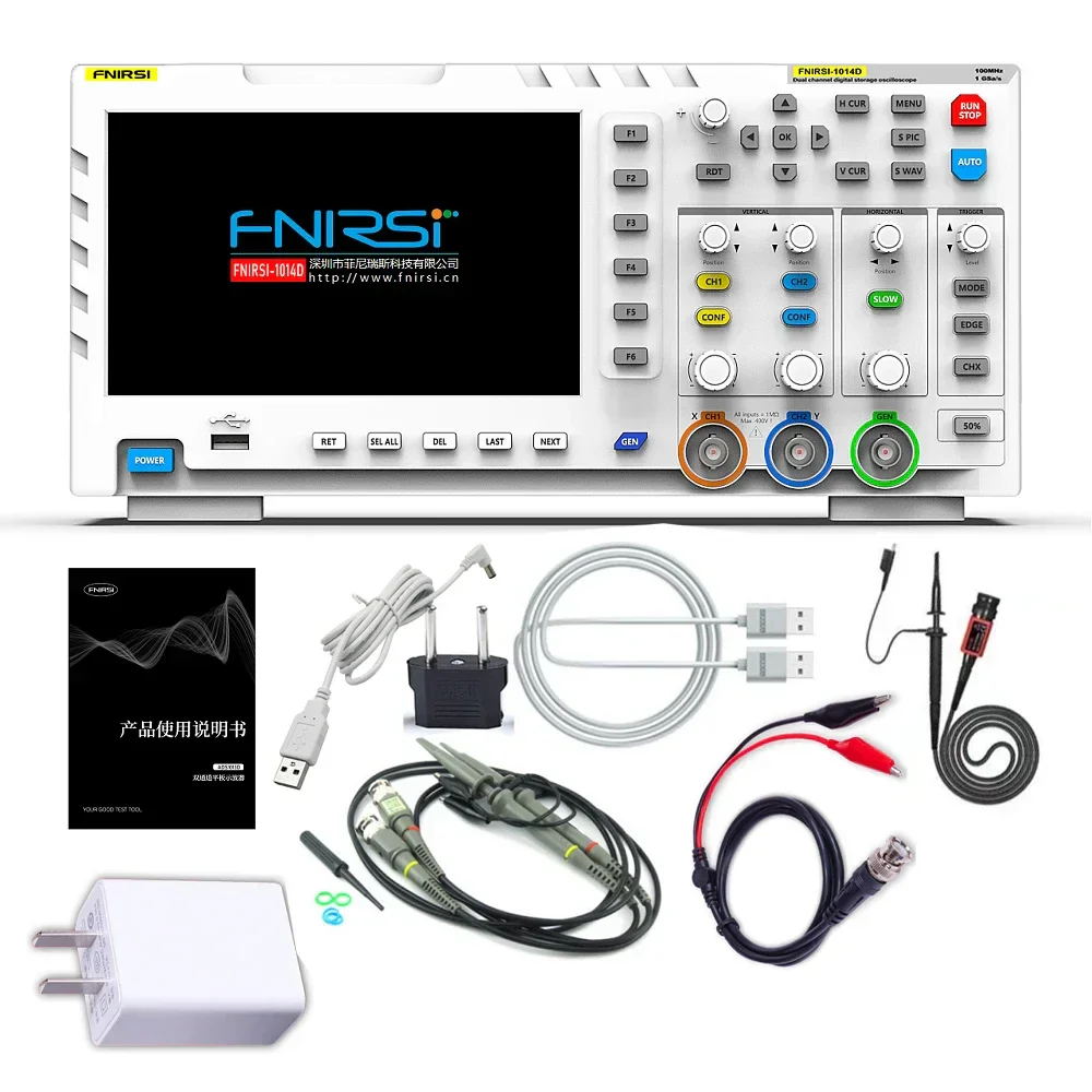 FNIRSI 1014D  2 in 1 Digital Oscilloscope DDS Signal Generator - Image 8