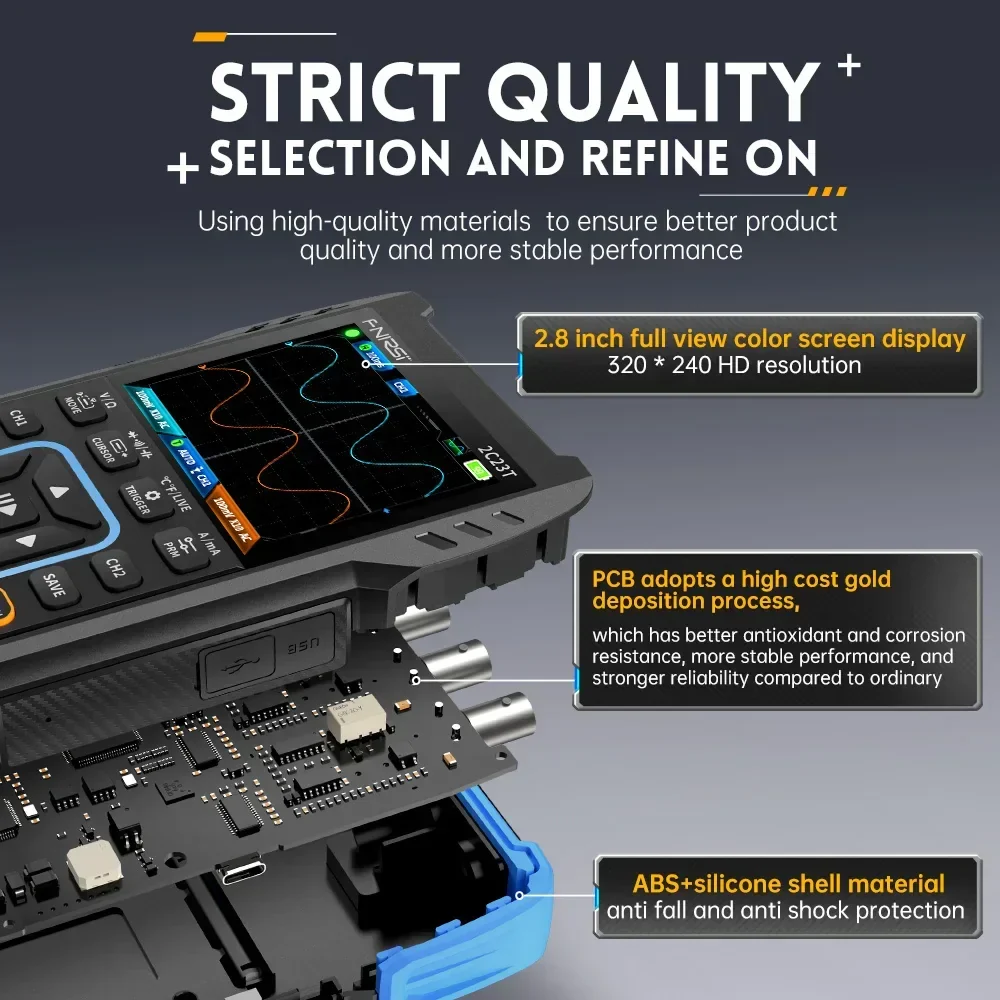 FNIRSI 2C23T Digital  Oscilloscope Multimeter Tool - Image 3