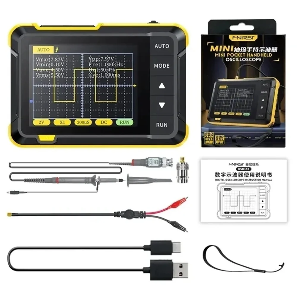 FNIRSI DSO 152 Handheld Digital Oscilloscope【Appearance updated】 - Image 9