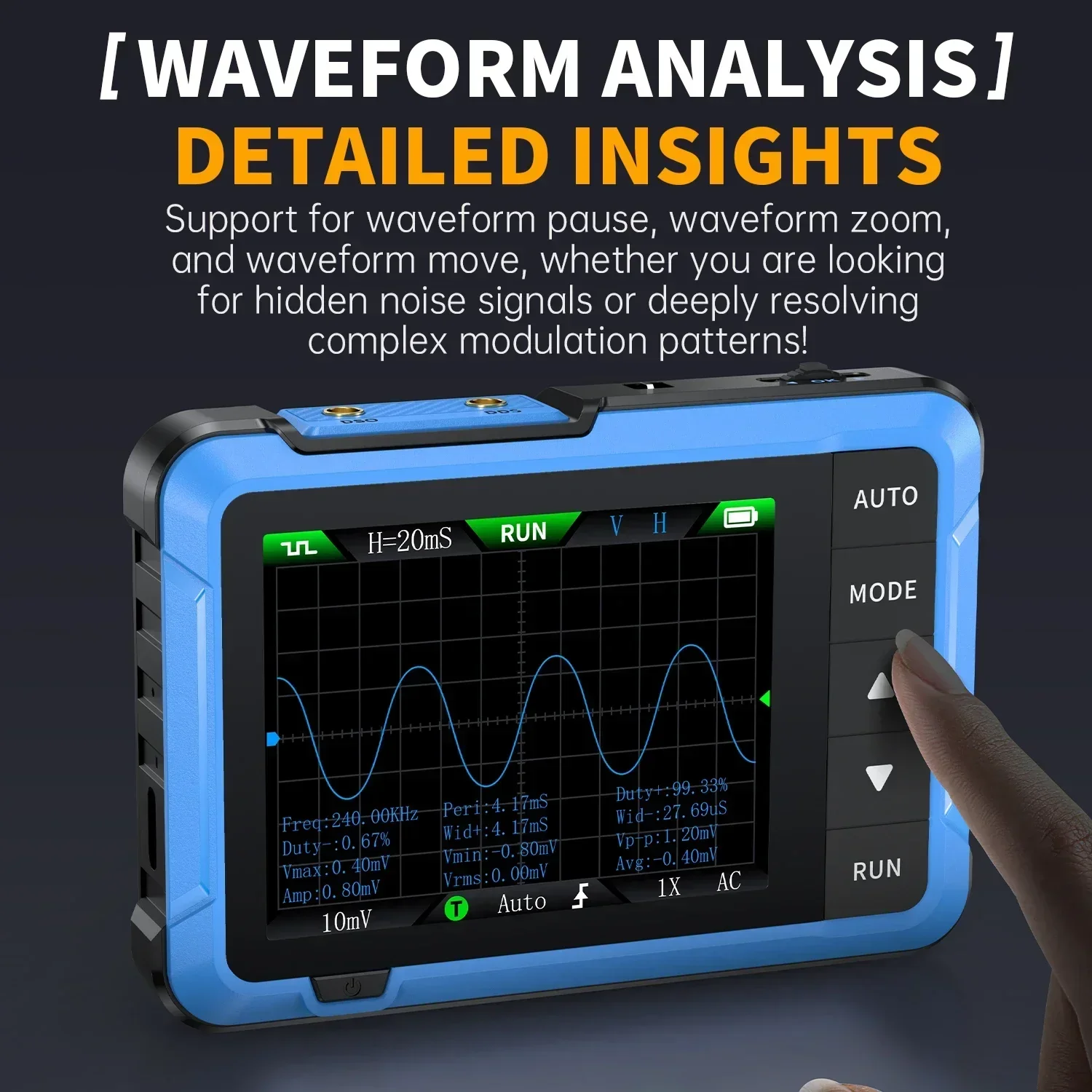 FNIRSI DSO510 New Mini Digital Oscilloscope - Image 2