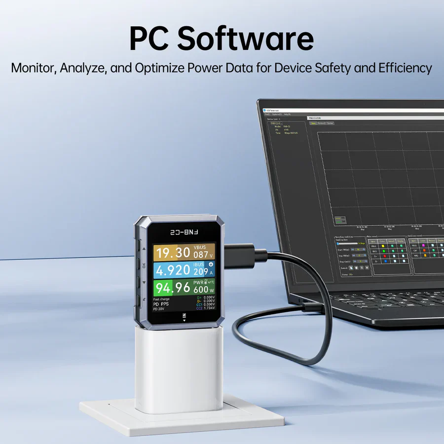 FNIRSI FNB-C2 USB PD 3.1 Type-C Fast Charging Tester - Image 11
