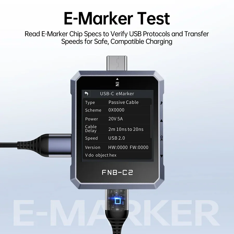 FNIRSI FNB-C2 USB PD 3.1 Type-C Fast Charging Tester - Image 8