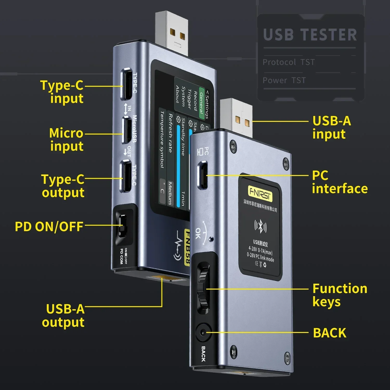 FNIRSI FNB58 Digital USB Voltmeter Ammeter Tester - Image 5
