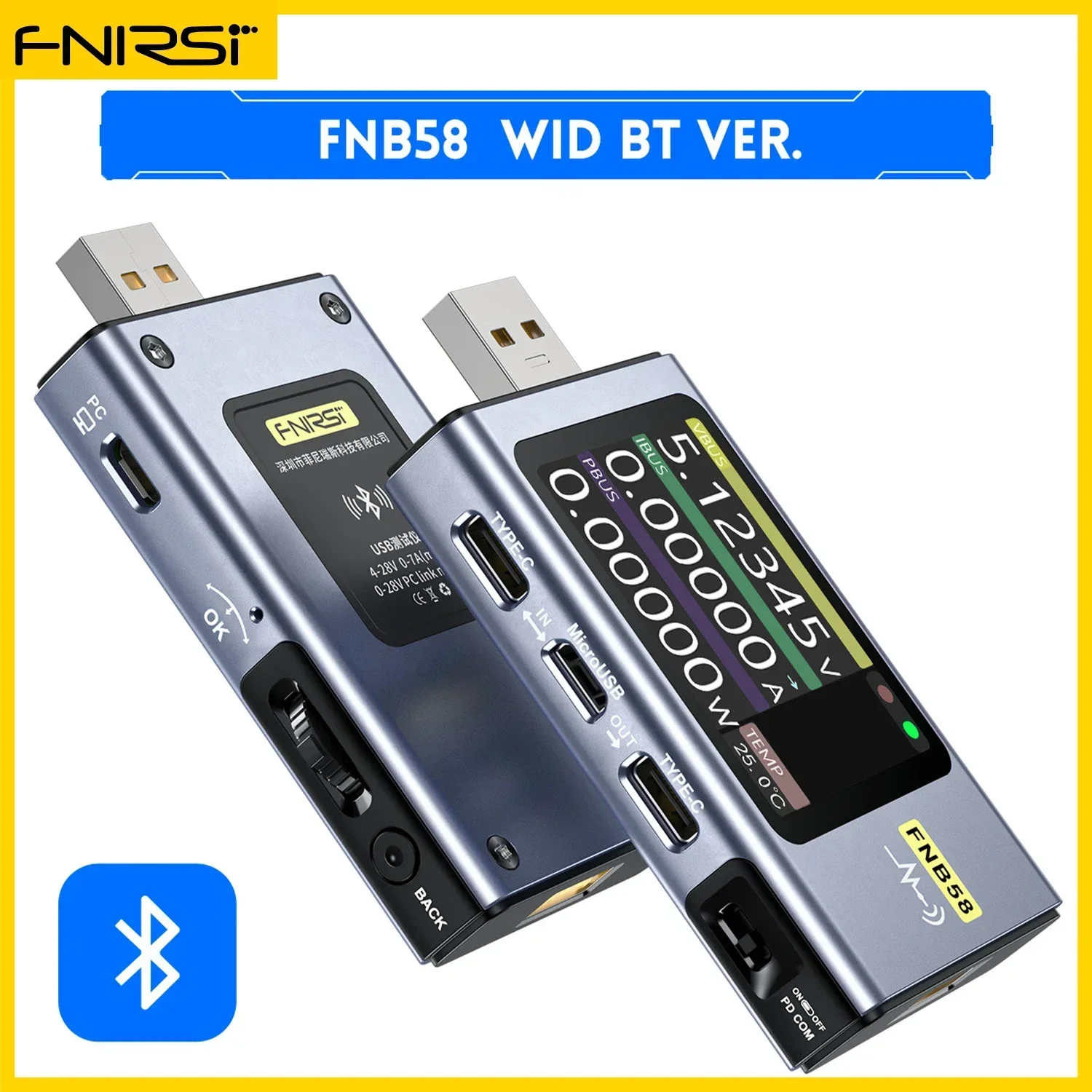 FNIRSI FNB58 Digital USB Voltmeter Ammeter Tester - Image 7