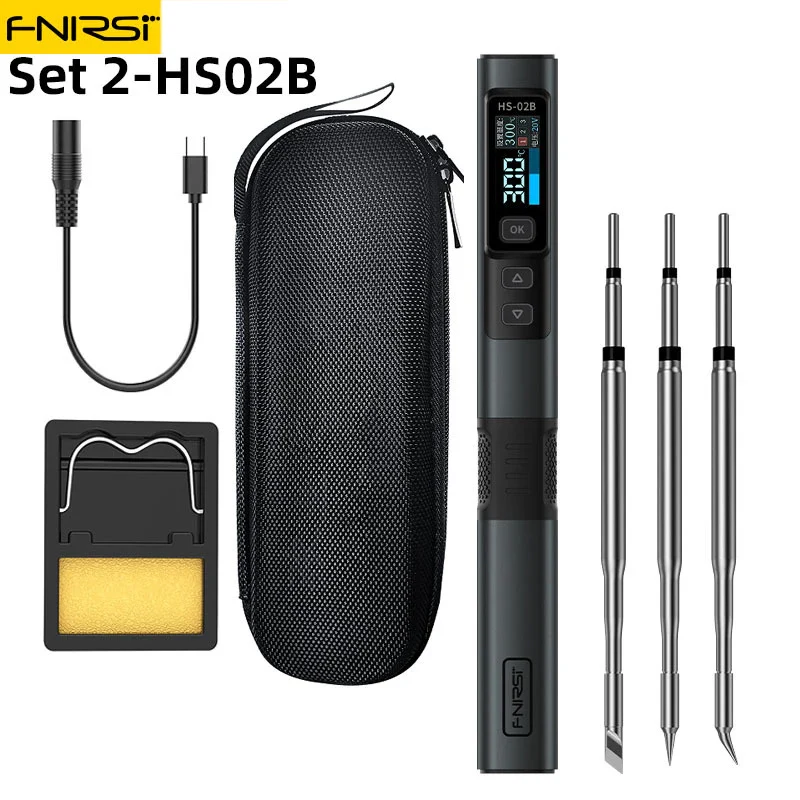 FNIRSI HS-02  Soldering Iron Smart Electric Kit - Image 10