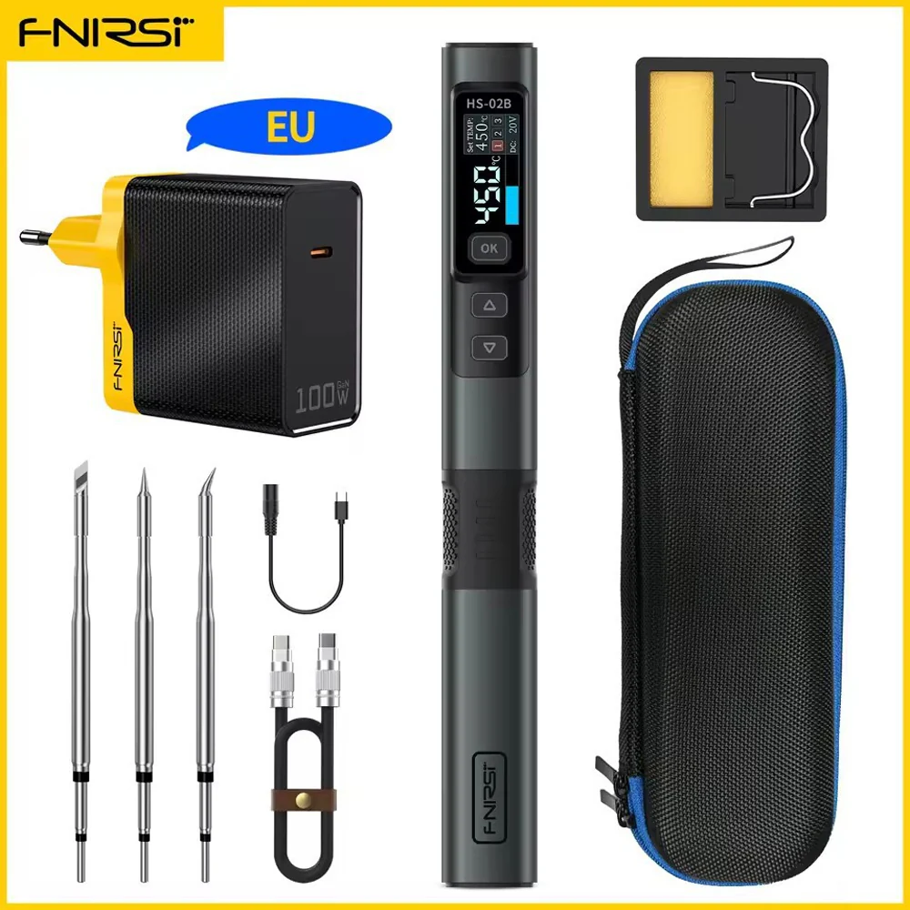 FNIRSI HS-02  Soldering Iron Smart Electric Kit - Image 15
