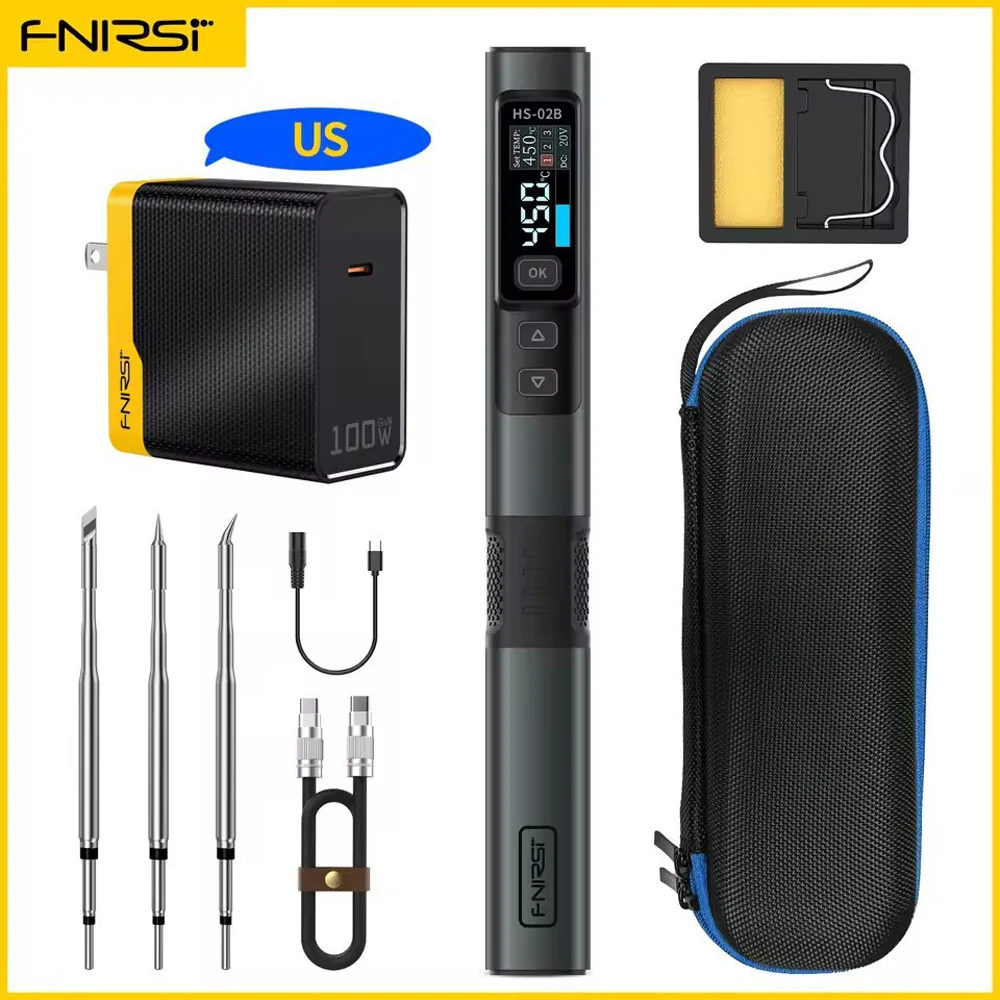 FNIRSI HS-02  Soldering Iron Smart Electric Kit - Image 16
