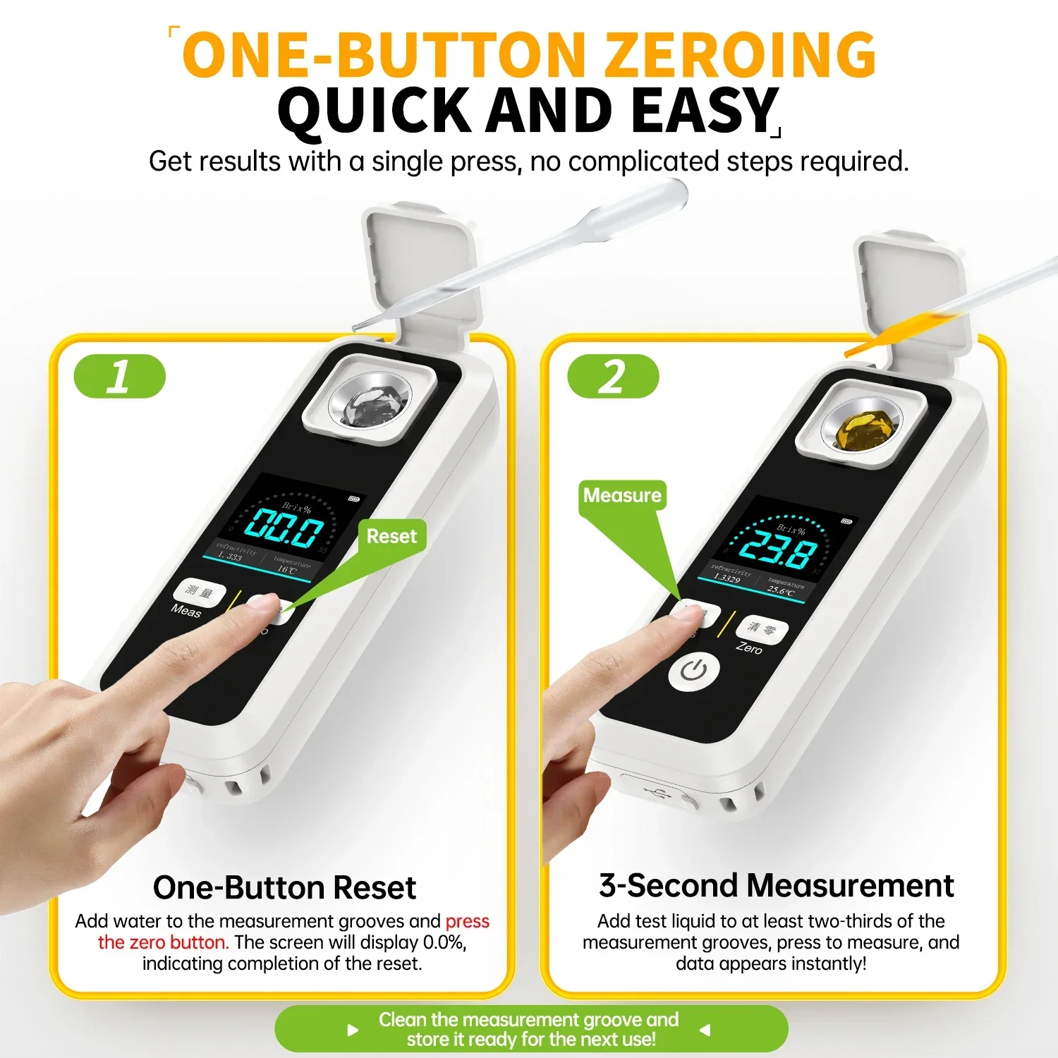 FNIRSI JBM-10 Rechargeable Sugar Content Meter - Image 6