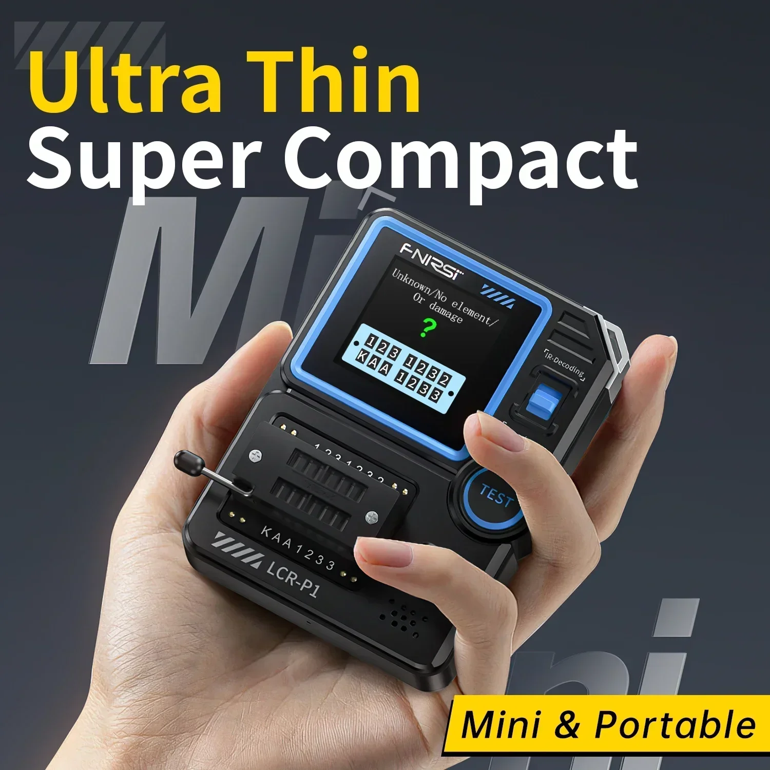 FNIRSI LCR-P1 Multifunction Transistor Tester - Image 5