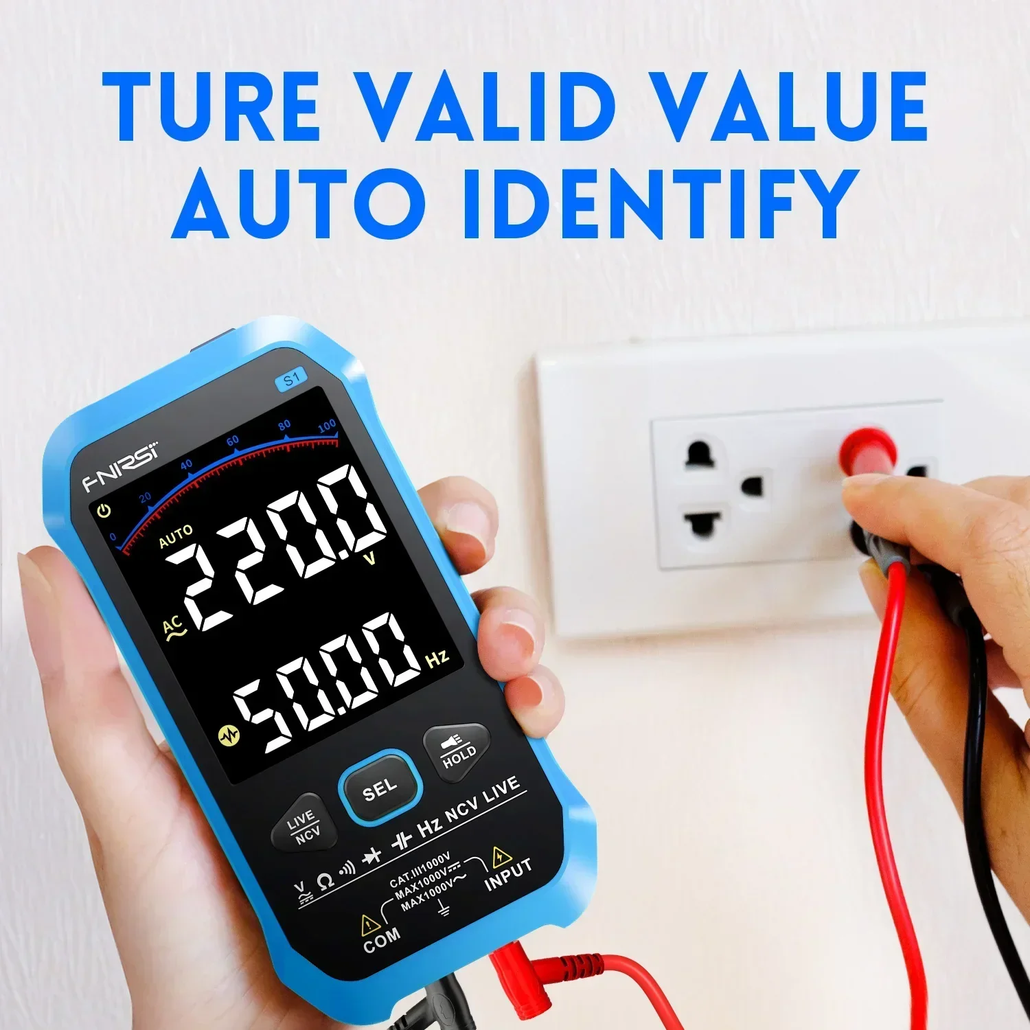 FNIRSI S1 Smart Digital Multimeter  Live Tester - Image 3