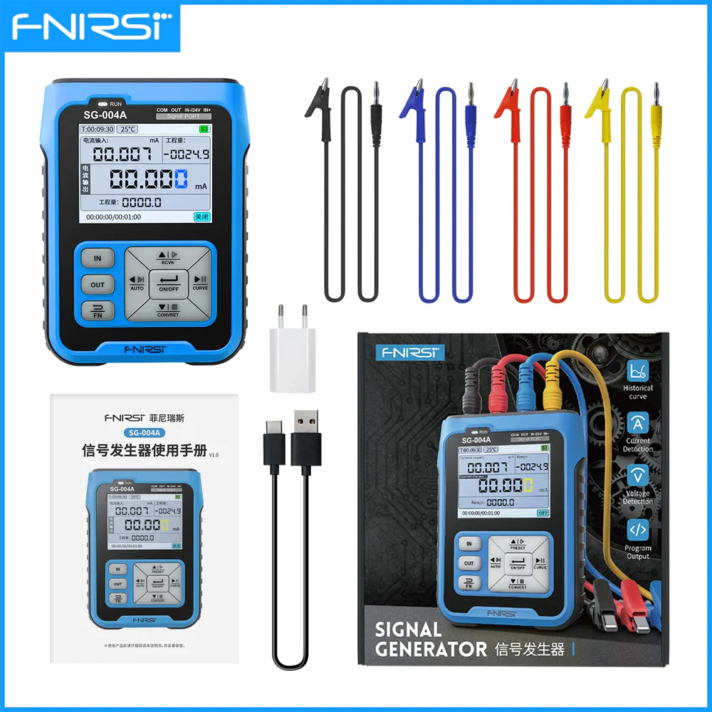 FNIRSI SG004A Signal Generator 4-20mA SDR Receiver Generator【The exterior has been updated to blue】 - Image 7