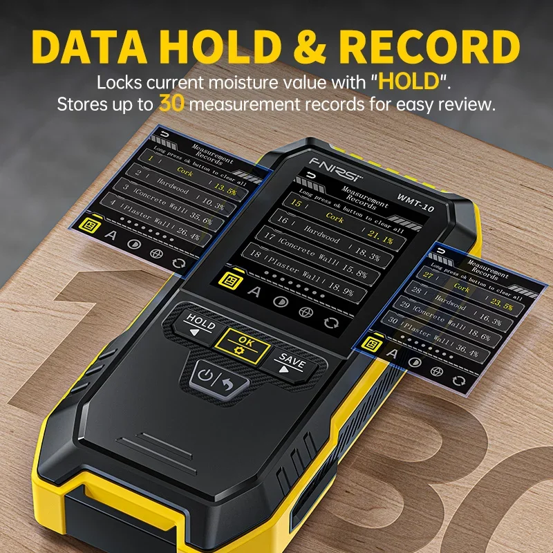 FNIRSI WMT-10 Inductive Wood Moisture Meter【The product color has been updated to blue】 - Image 4