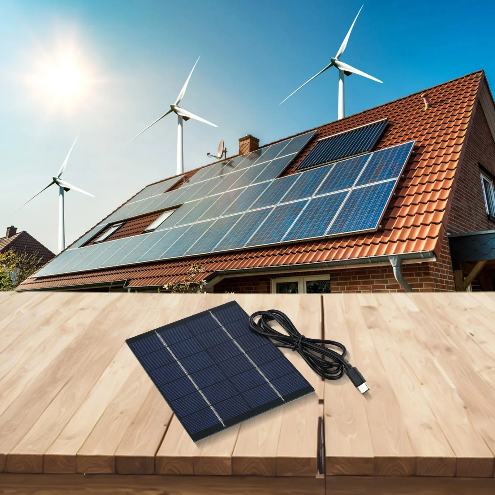 For Small Appliances Polycrystalline Silicon 2W Solar Panel Solar Power Charging Efficient Solar Charging Solution - Image 2