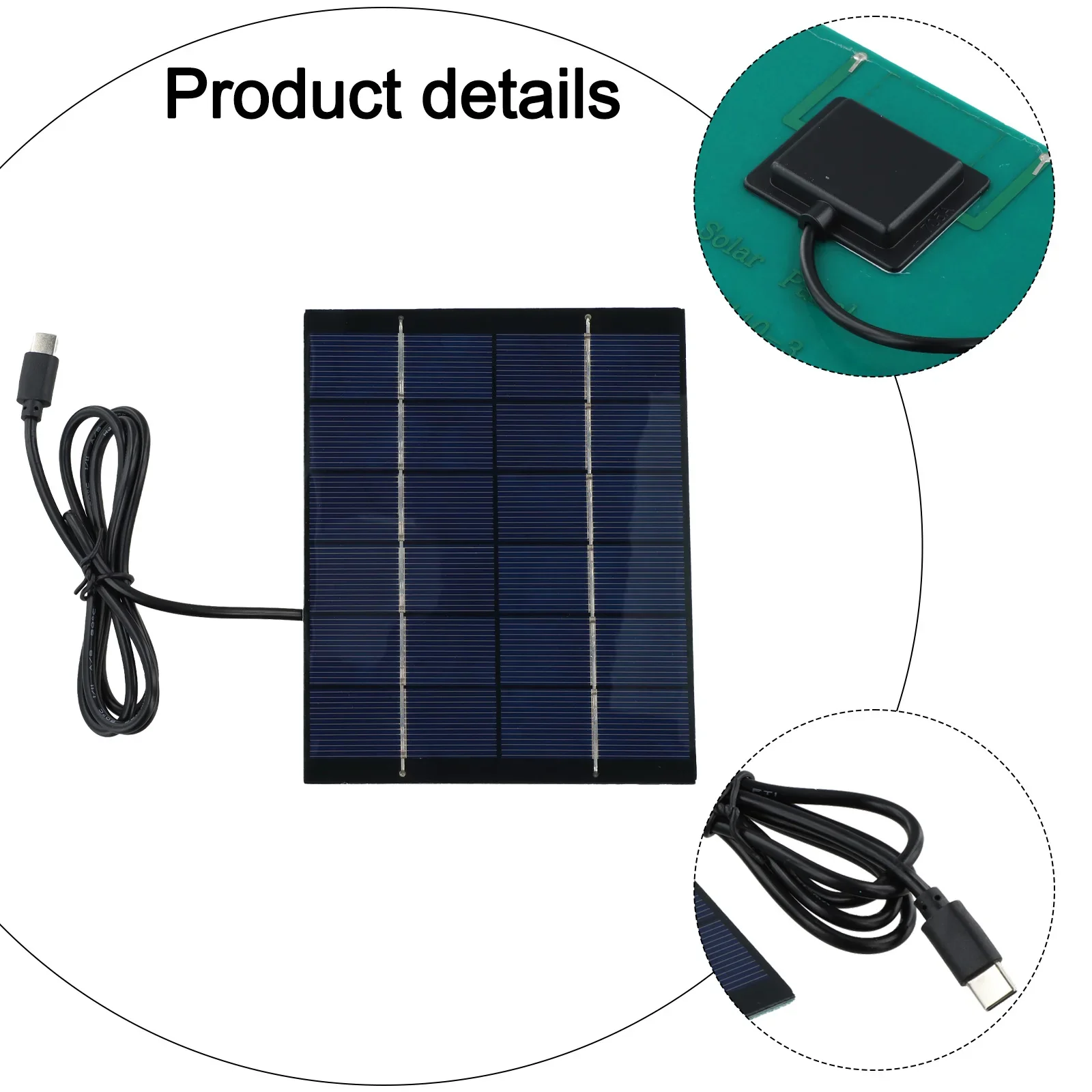 For Small Appliances Polycrystalline Silicon 2W Solar Panel Solar Power Charging Efficient Solar Charging Solution - Image 4