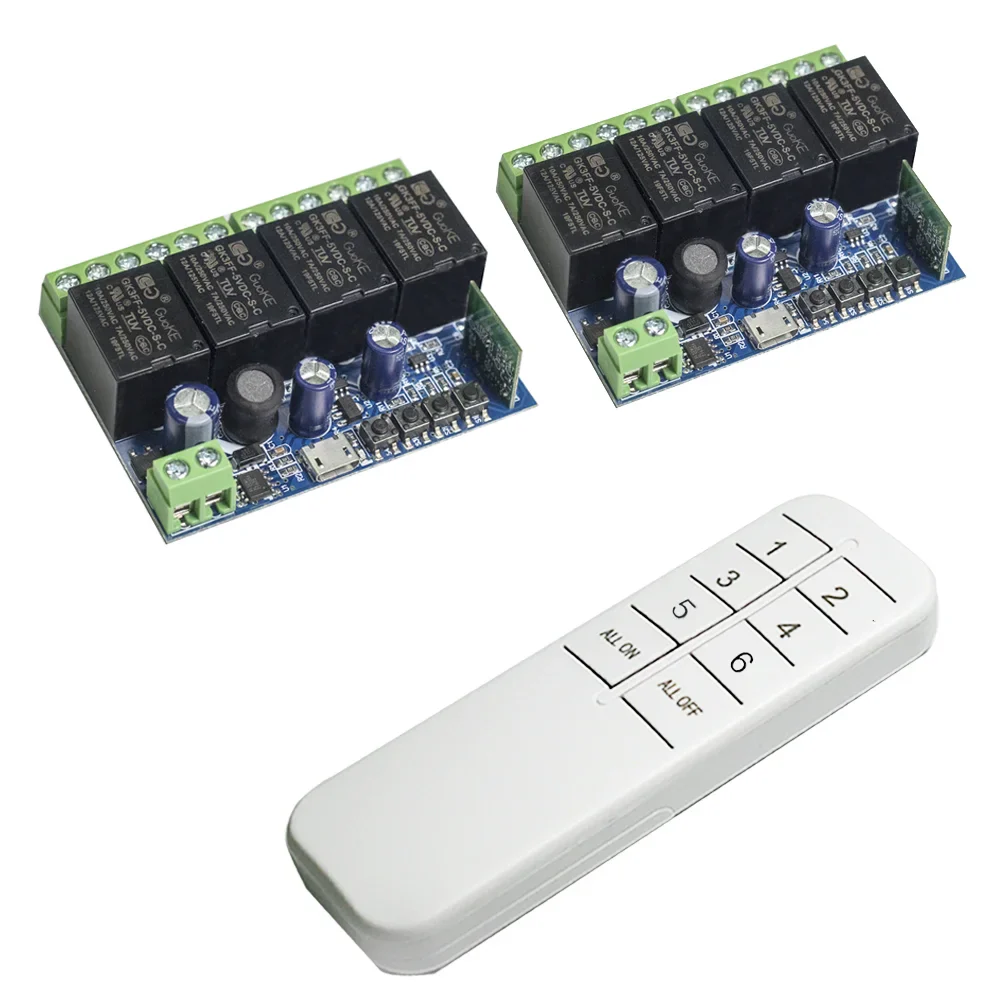 GERMA Input USB 5V DC 5 12 24 36 48V eWeLink Smart Wifi Switch Wireless Relay Receiver Module 4CH Remote Control For Google Home - Image 12