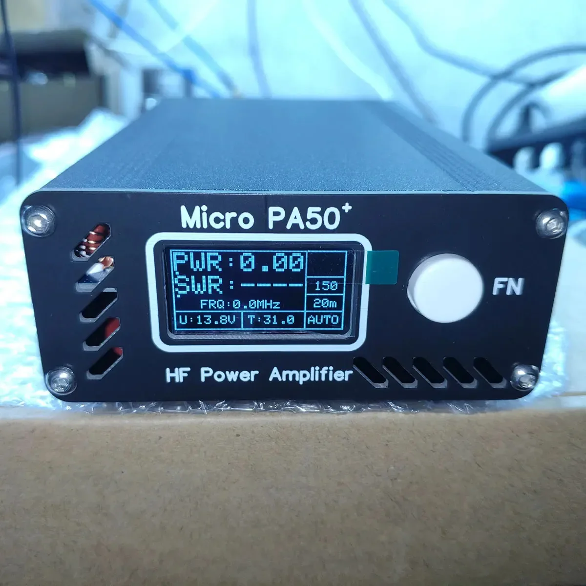 Hamgeek Micro PA50+ (PA50 Plus) 50W 3.5MHz-28.5MHz HF Power Amplifier HF Amp with 1.3" OLED Screen - Image 6
