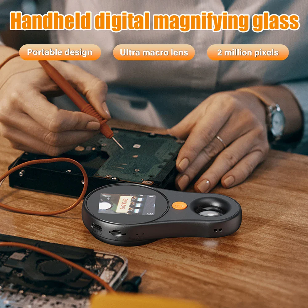 Handheld Digital Microscope 500X Magnification Hd Electronic Magnifier with Light for Electronics Coins Jewelry Watch Repair ﻿ - Image 4