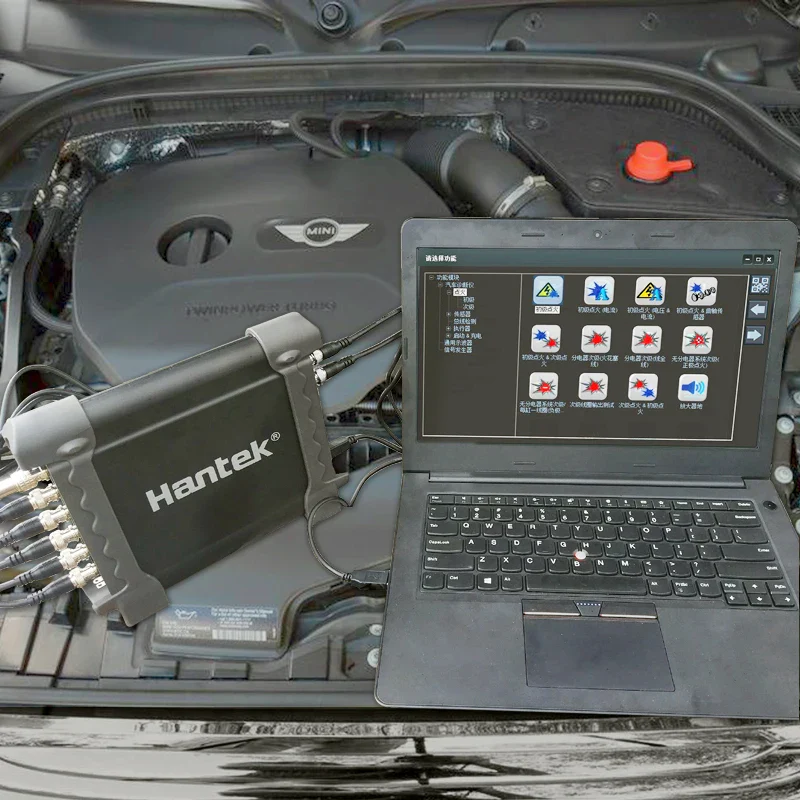 Hantek 1008C 8ch Oscilloscope With HT25 + HT201 CC-65 USB PC Storage Oscilloscopi/ Generator Digital Automotive Osciloscopio - Image 5