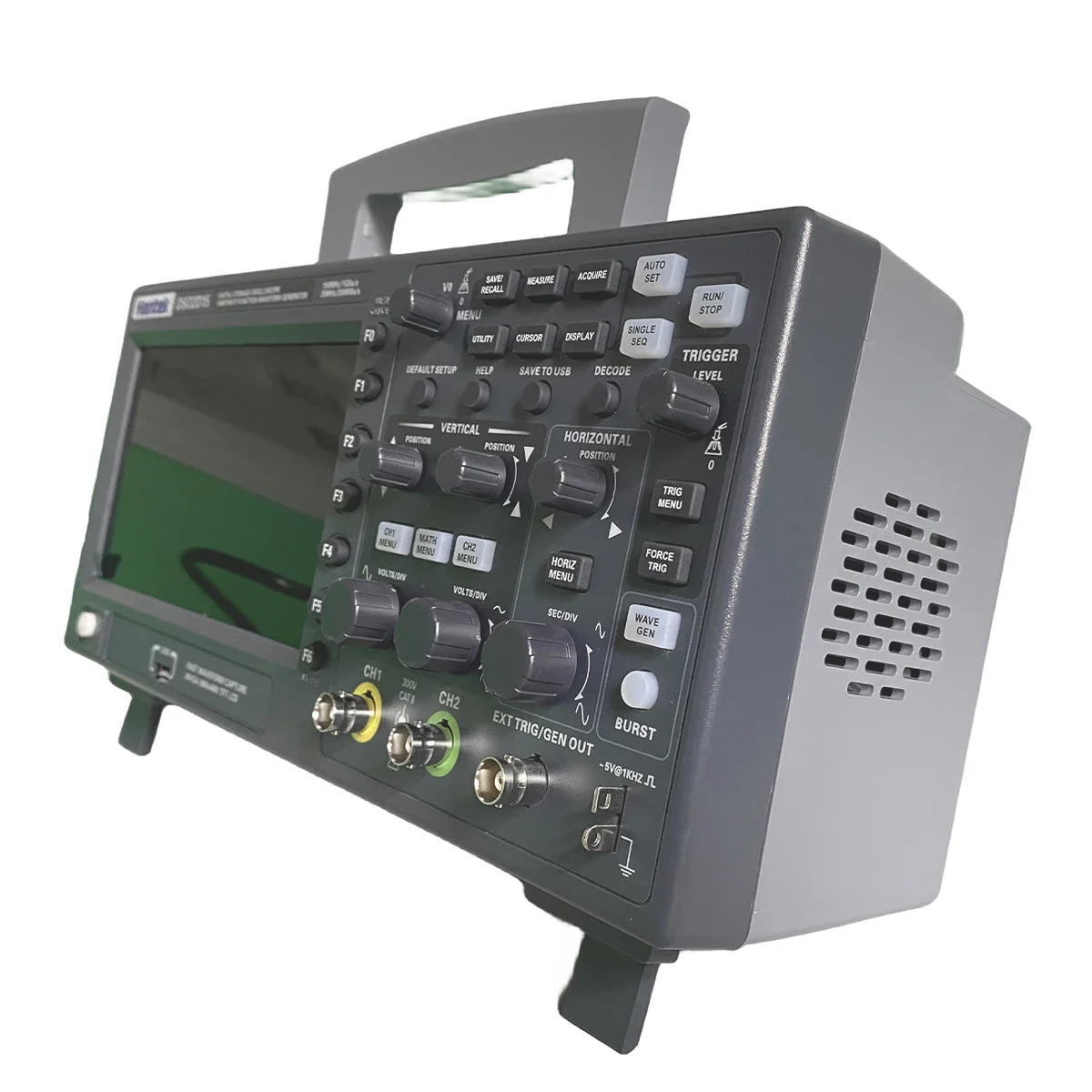 Hantek DSO2D15 Digital Oscilloscope DSO2C10 2D10 2 Channels 150MHz Osciloscópio 25MHz Signal Generator Voltmeter Frequency Meter - Image 4