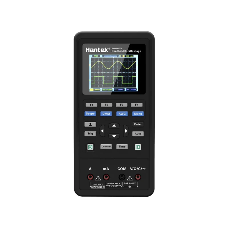 Hantek 2D72 2C42 2D42 2C72 Handheld Oscilloscope Digital Multimeter Tester Usb Waveform Generator 3in1 Portable Osciloscope - Image 2