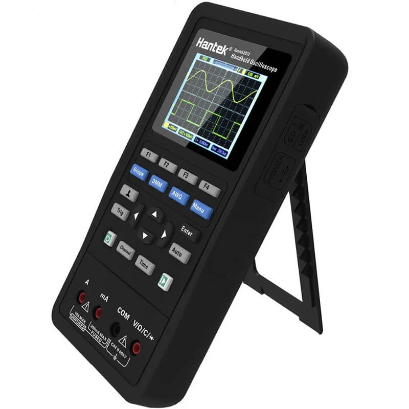 Hantek 2D72 2C42 2D42 2C72 Handheld Oscilloscope Digital Multimeter Tester Usb Waveform Generator 3in1 Portable Osciloscope - Image 3