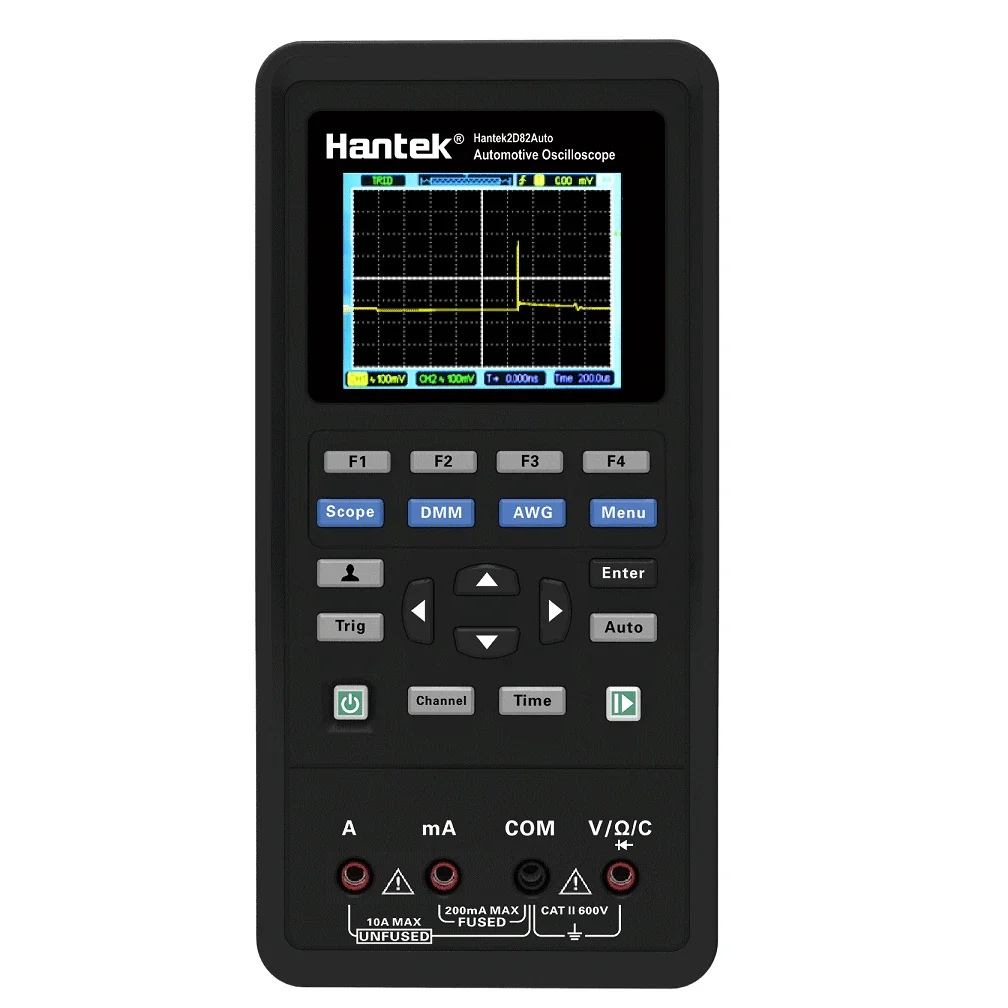 Hantek 2D82Auto Digital Car Handheld Oscilloscope 4 In 1 + Multimeter 80MHz Signal Source Машина Diagnostic 250MSa/S Portable - Image 2