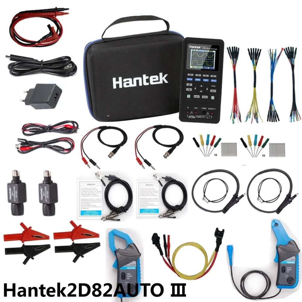 Hantek 2D82Auto Digital Car Handheld Oscilloscope 4 In 1 + Multimeter 80MHz Signal Source Машина Diagnostic 250MSa/S Portable - Image 9