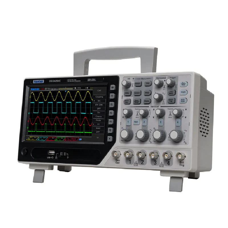 Hantek DSO4254C 4-channel 250MHz Oscilloscope+Arbitrary/Function Signal Generator+External Trigger+DVM+Automatic Range Function - Image 2