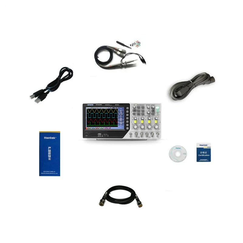 Hantek DSO4254C 4-channel 250MHz Oscilloscope+Arbitrary/Function Signal Generator+External Trigger+DVM+Automatic Range Function - Image 6