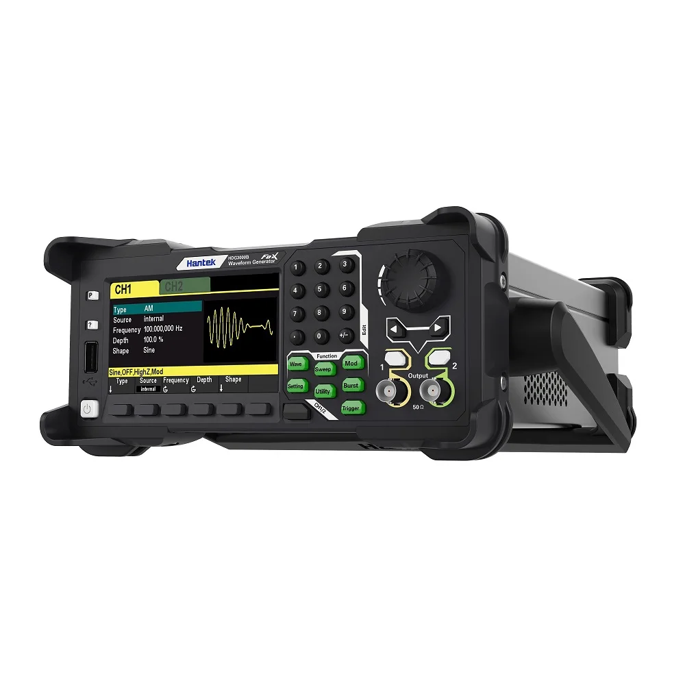 Hantek HDG3102B 5 in 1 Arbitrary Waveform Generator Function Generator + Pluse Generator + Harmonic Generator + Frequency Meter - Image 3