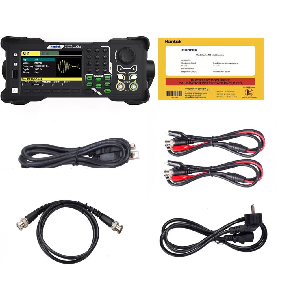 Hantek HDG3102B 5 in 1 Arbitrary Waveform Generator Function Generator + Pluse Generator + Harmonic Generator + Frequency Meter - Image 6