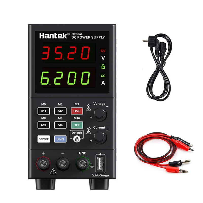 Hantek HDP135V6A Programmable DC Power Supply Low Ripple Low Noise Digital Lab Bench Power Source Stabilized Voltage Regulator hantek hantek - Image 6
