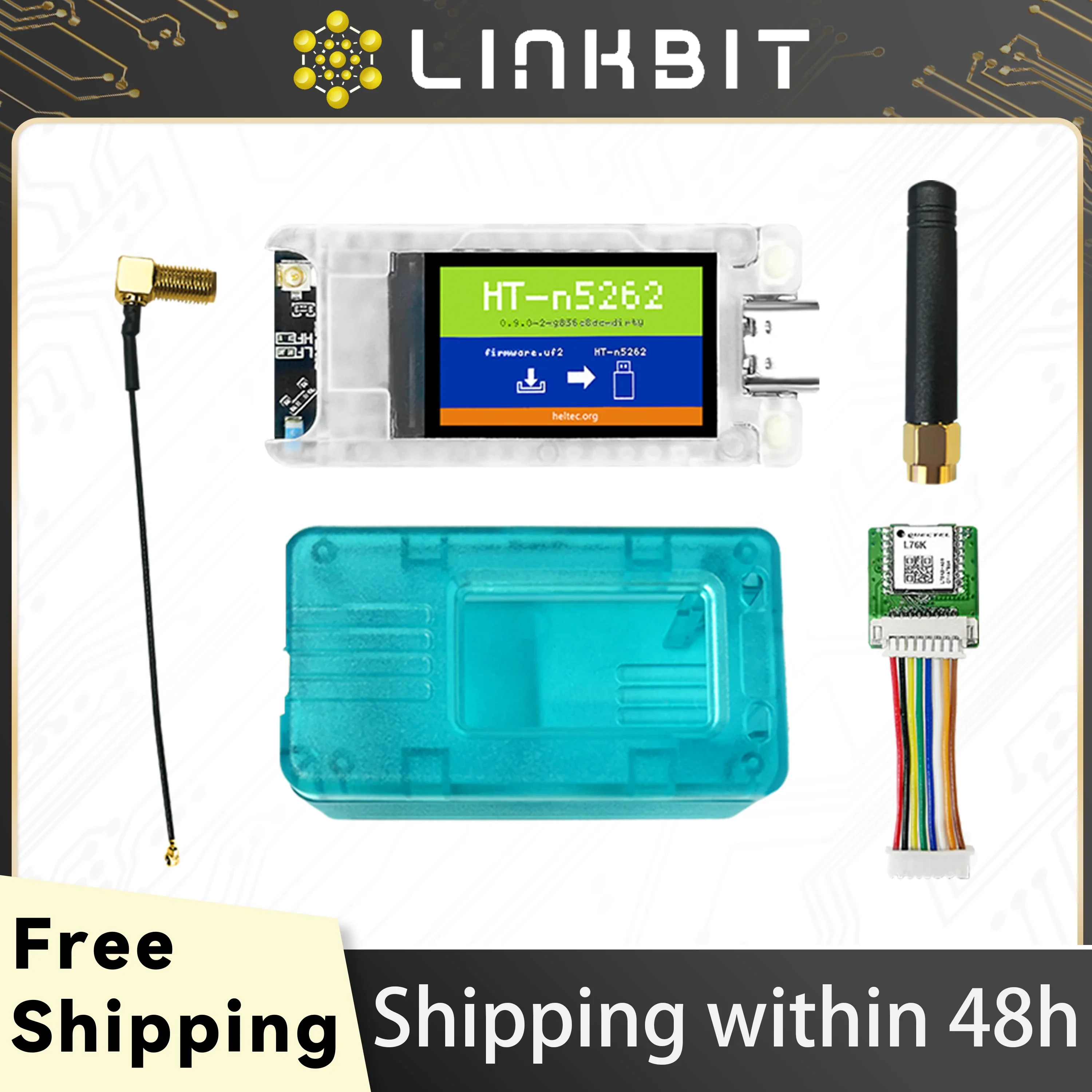 Heltec Meshtastic T114 V2 Tracker Nordic nRF52840 SX1262 LoRaWAN LoRa Arduino  1.14 Inch Display Devboard Low Power TFTBLE - Image 2