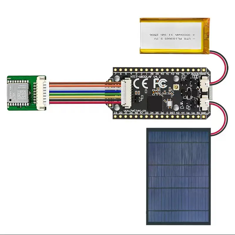 Heltec Meshtastic Wifi LoRa 32 V4 ESP32 SX1262 GPS 0.96inch OLED Solar Powered Dev-Board WiFi BLE Low Power For Arduino IoT - Image 6
