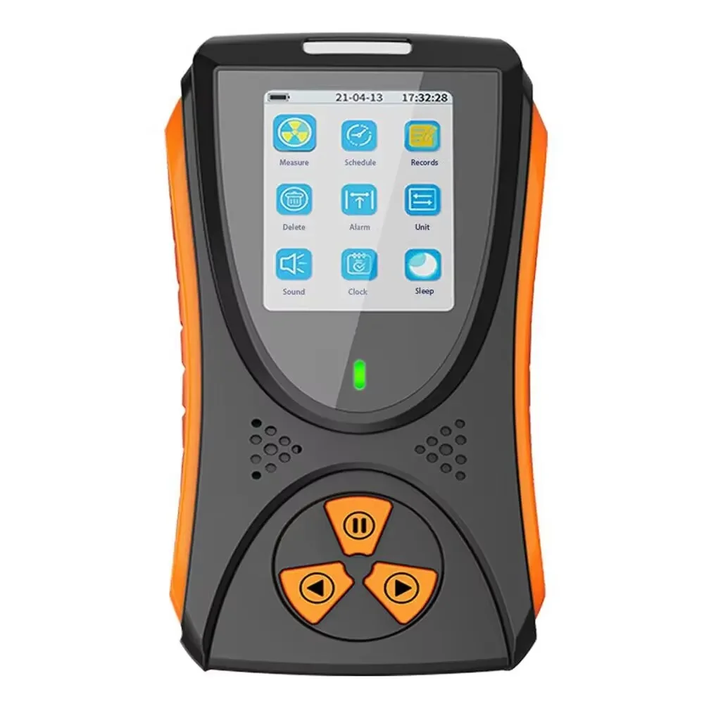 HFS-10 Nuclear Radiation Detector TFT 2.0 Color Screen Lithium Battery Sound Light Alarm Geiger Counter Industrial Experiment - Image 2